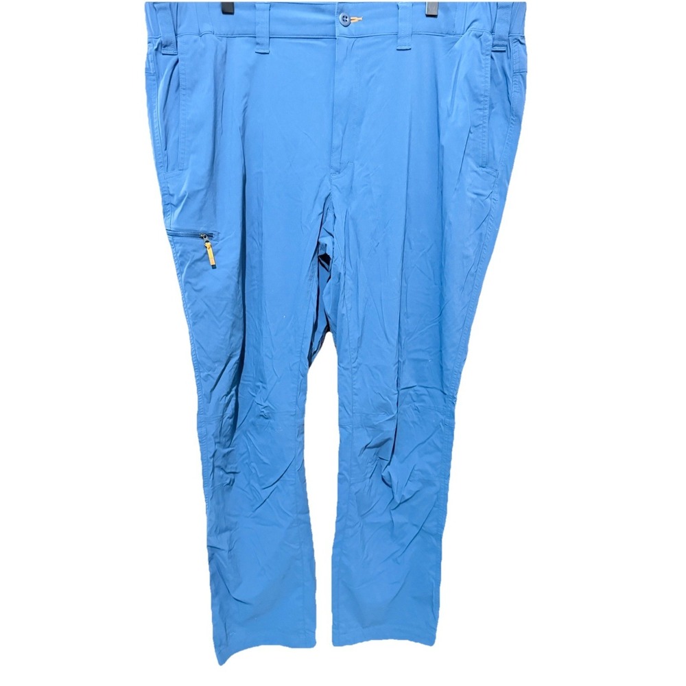 Orvis Jackson Quick-Dry Pants‎ Mens Blue Ripstop Nylon Stretch UPF 50 42x32 NWOT